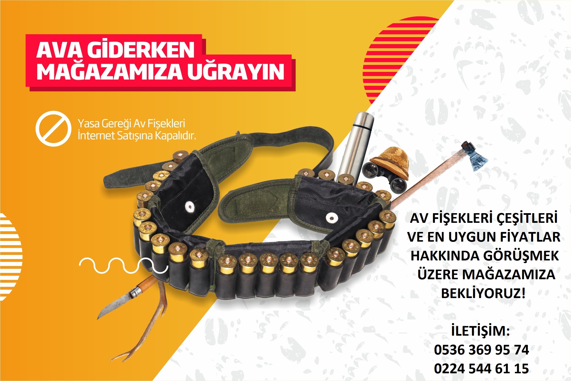 AV FİŞEKLERİ İNTERNET SATIŞ YASAĞI