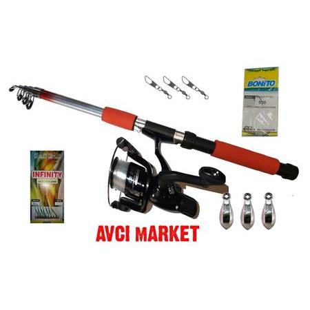 KAMIŞ MAKİNE OLTA SETİ ÇOCUK İÇİN 2