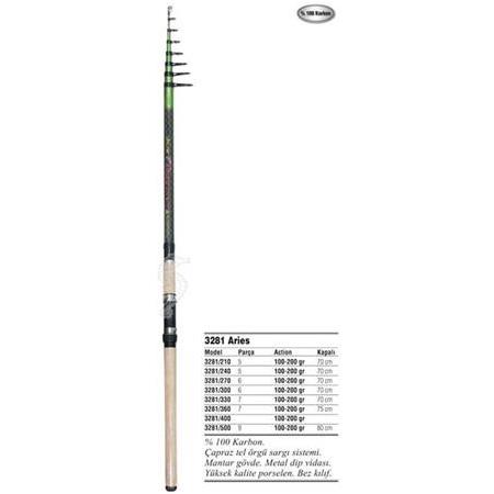 ALBASTAR 3281 ARİES 270 cm OLTA KAMIŞI