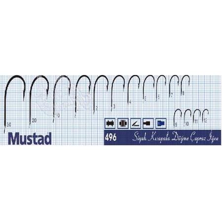 496 MUSTAD İĞNE (1 KUTU İÇİNDE 50 ADET İĞNE)