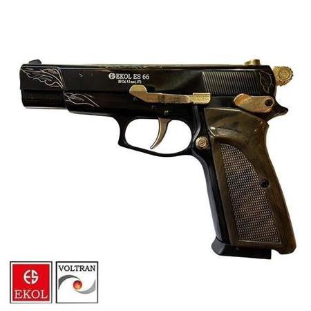 Ekol S66 Siyah Altın İşlemeli Havalı Tabanca