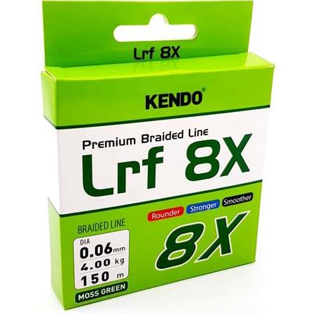 Kendo Lrf 8X Fighting 0,08mm 150 mt mm Örgü ip Moss Green
