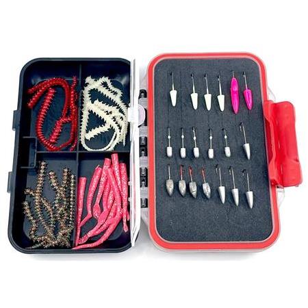 Kendo Çift Taraflı Lrf - Jig Head ve Yem Kutusu