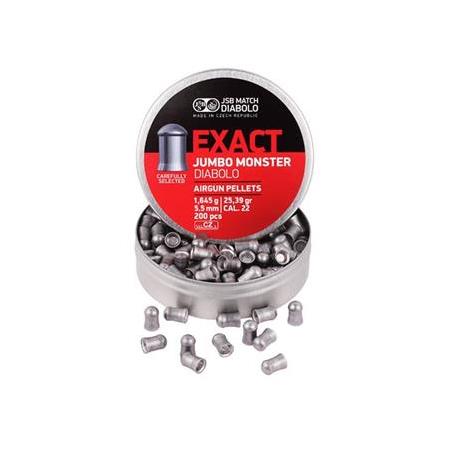 JSB JUMBO MONSTER DIABOLO 5.5MM AIRGUN PELLETS 200PCS