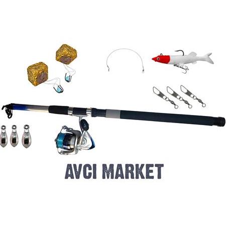 GÖL İÇİN KAMIŞ MAKİNE PROFOSYONEL FULL OLTA SETİ