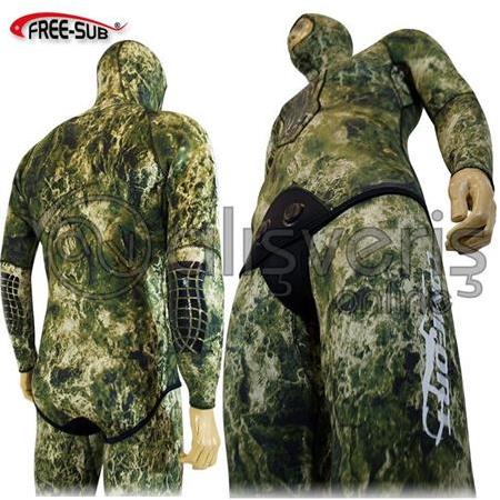 Free-Sub Expert Green Avcı Dalış Elbisesi 3mm
