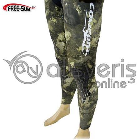 Free-Sub Seal Green Comfort Avcı Dalış Elbisesi 3mm