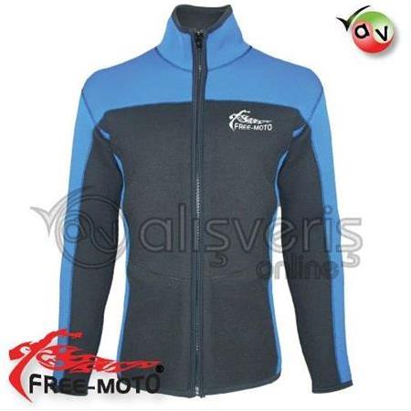 FREE-MOTO NEOPREN TERMAL İÇLİK MONT POLO MAVİ