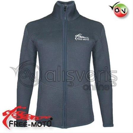 FREE-MOTO NEOPREN TERMAL İÇLİK MONT POLO YAKA SİYAH