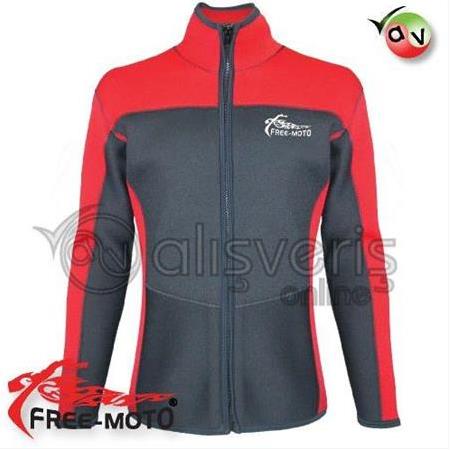 FREE-MOTO NEOPREN TERMAL İÇLİK MONT POLO KIRMIZI