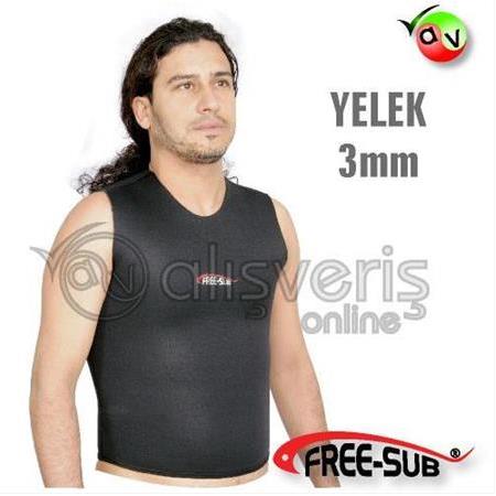 FREE-SUB DALIŞ YELEĞİ (BAŞLIKSIZ) 3 MM