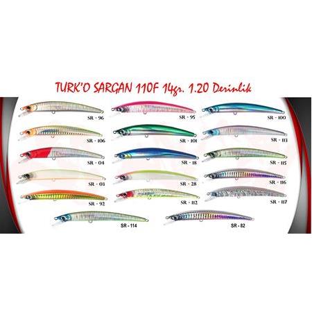 TURKO SARGAN 110F 14gr RAPALA MAKET BALIK