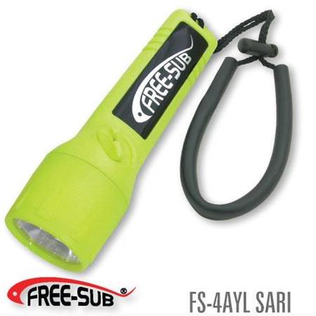 Free-Sub Halogen Sualtı Av ve Dalış Feneri (SARI)
