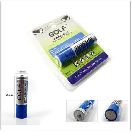 18650 GOLF 3000 SERIES 3.7V 1500mAh Lithium ŞARJ EDİLEBİLİR PİL