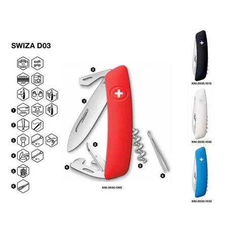 SWIZA D03 Bleu Mavi İsviçre Çakısı
