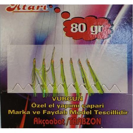 VURGUN 80g 7 iğneli Açık Yeşil Organze Çapari