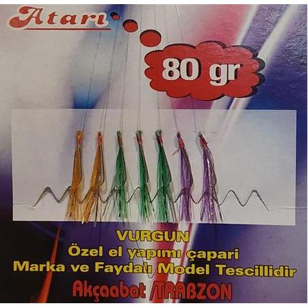 VURGUN 80g 7 iğneli 3 Renkli Organze Çapari