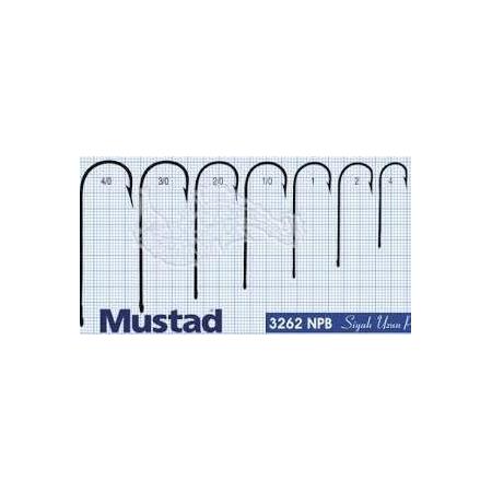 MUSTAD 3262 NPB SİYAH İĞNE (1 KUTU İÇİNDE 25 ADET)