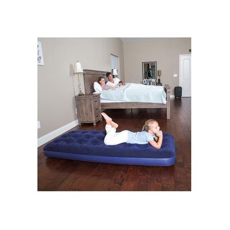Bestway 67000 Flocked Single Blue Tek Kişilik Şişme Yatak