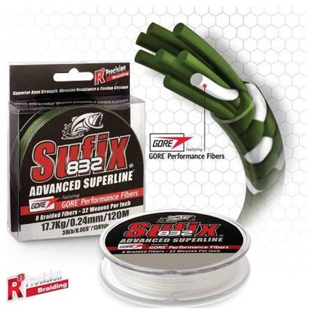 SUFIX 832 ADVANCED SUPER GHOST 0.28MM 100M
