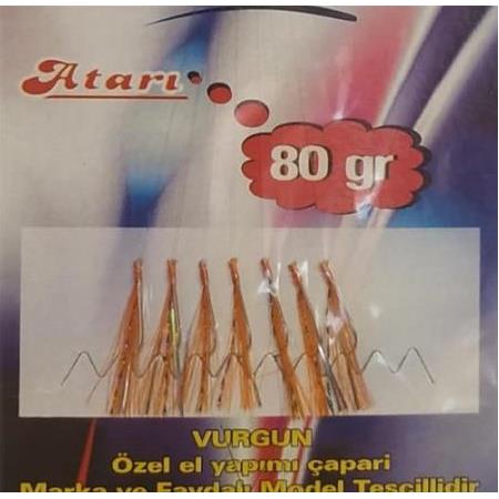 VURGUN 80g 7 iğneli Turuncu Renkli Organze Çapari