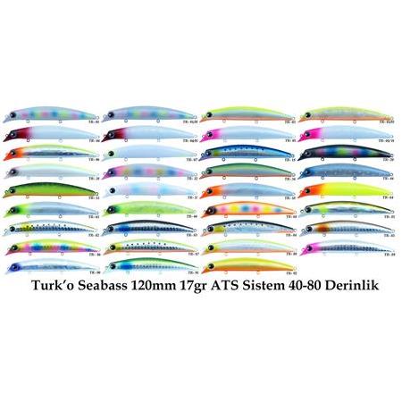Turko Seabass 120mm 17g ATS sistem Rapala Maket Balık