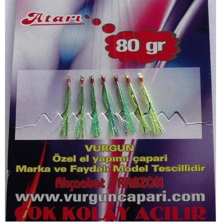 VURGUN 80g 7 iğneli 3 Renk Organze Çapari