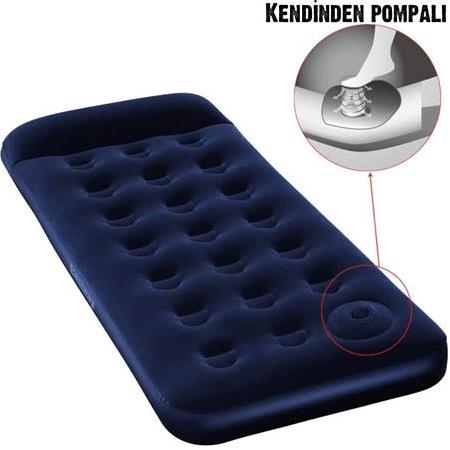 Bestway 67224 Twin Tek Kişilik Kendinden Pompalı Şişme Yatak