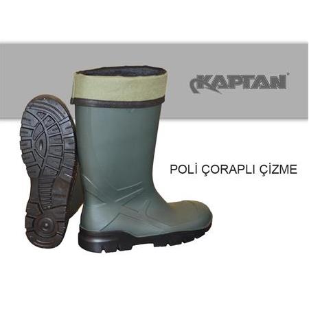 Kaptan Poli Çoraplı Çizme