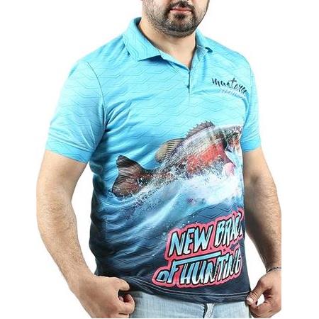 Balık Desenli Kısa Kollu T-Shirt