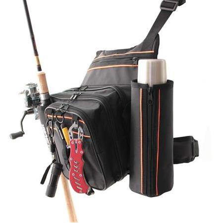 Bullshark 5 Cepli Suluk Hazneli Spin ve Lrf Çantası (Siyah)